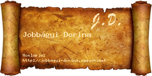 Jobbágyi Dorina névjegykártya